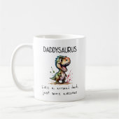かわいいダディサウルス 父の日 コーヒーマグカップ (左)