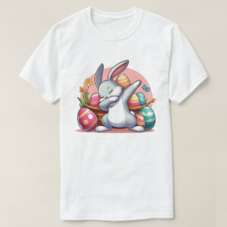 かわいいダビングバニーイースターデー最高のギフトデザイン Tシャツ