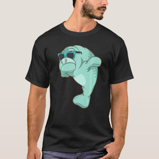 かわいいダビングマナテおもしろいーシーカウダンサーA Tシャツ (正面)