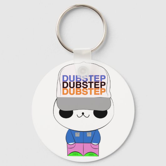 かわいいダブステップパンダkeychain キーホルダー (正面)