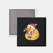 かわいいダブダッククリスマス マグネット (正面/裏面)