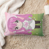 かわいいダルズ アニメスタイル ランバークッション (ブランケット)