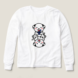 かわいいダルメシアンパピー ブルーベリーあそび