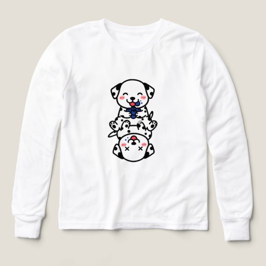 かわいいダルメシアンパピー ブルーベリーあそび (デザイン正面)