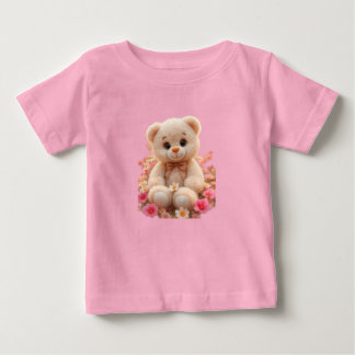 かわいいダルメシアン消防士の犬のキャラクター 子供用Tシャツ ベビーTシャツ