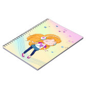 かわいいダンサー ノートブック (左側)