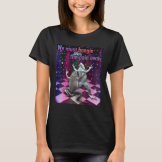 かわいいダンシングカエルで痛さをブギーで飛ばそう Tシャツ