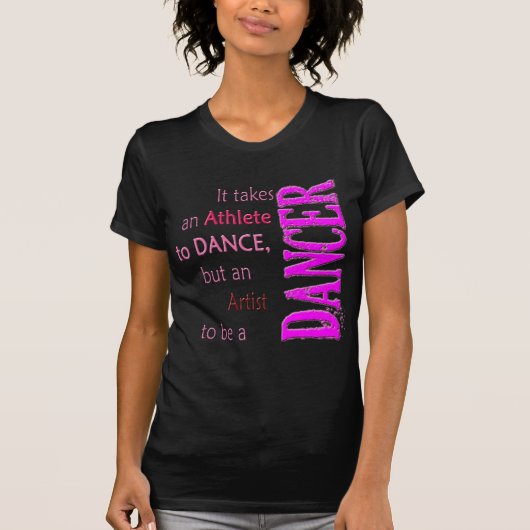 かわいいダンスのダンサーのデザイン Tシャツ (正面)