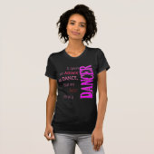 かわいいダンスのダンサーのデザイン Tシャツ (正面フル)
