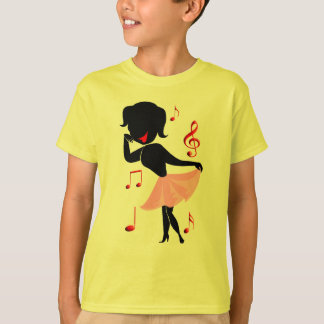 かわいいダンスの衣服のTシャツ Tシャツ
