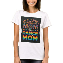 かわいいダンスママTシャツ