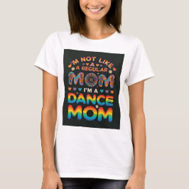 かわいいダンスママTシャツ Tシャツ