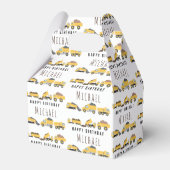 かわいいダンプトラック建築トラック名前をカスタムする フェイバーボックス (裏面サイド)