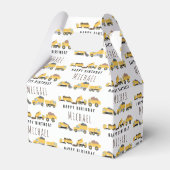 かわいいダンプトラック建築トラック名前をカスタムする フェイバーボックス (正面サイド)