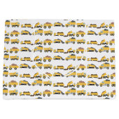 かわいいダンプトラック建築トラック ラージペーパーバッグ (正面)