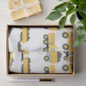 かわいいダンプトラック建築トラック 薄葉紙 (ギフト)