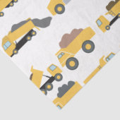 かわいいダンプトラック建築トラック 薄葉紙 (詳細)