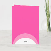 かわいいダークスキンカートゥー10代のガール誕生日 カード (裏面)