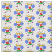 かわいいチアリーダーの女の子 ファブリック (見本)