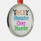 かわいいチアリーティング メタルオーナメント (右)