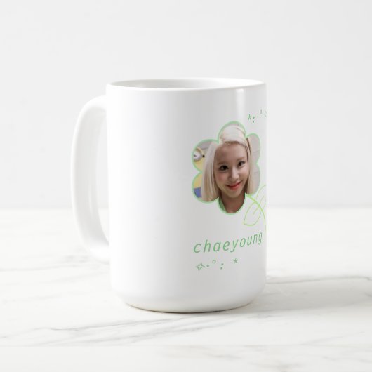 かわいいチェヤウン·クポップの210代の度の美 コーヒーマグカップ (正面左)