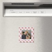 かわいいチェリーパターンのオーダーメイド 写真 マグネット (インサイチュ (食洗機))