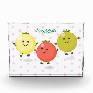 かわいいチェリー トマトの漫画イラスト フォトブロック