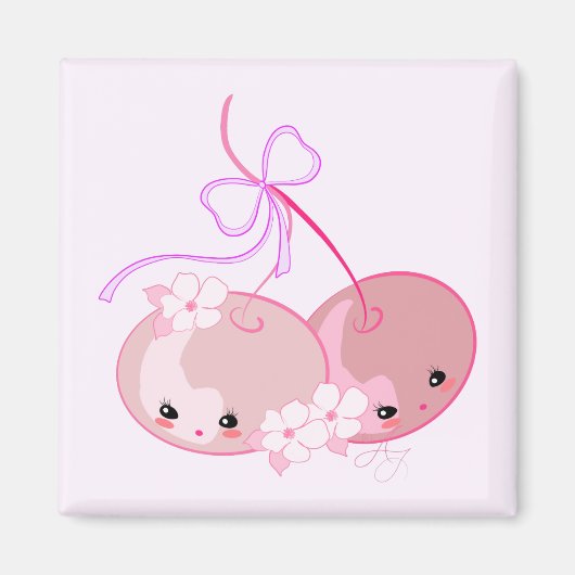 かわいいチェリー マグネット (正面)