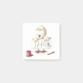 かわいいチキンありがとう ポストイット