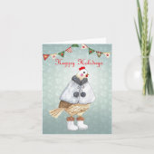 かわいいチキンがウィンガーギア Sweet  クィルキーなチックアート シーズンカード (正面)