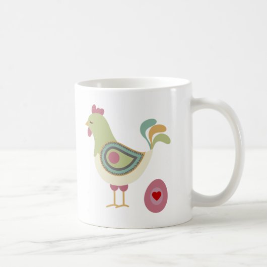 かわいいチキンと卵 コーヒーマグカップ (右)