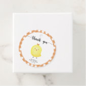 かわいいチキンの赤ちゃん感謝していシャワーあなた フェイバータグ (インサイチュ)