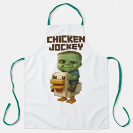 かわいいチキンジョッキーエプロンMinecraftムービーインスパイア エプロン