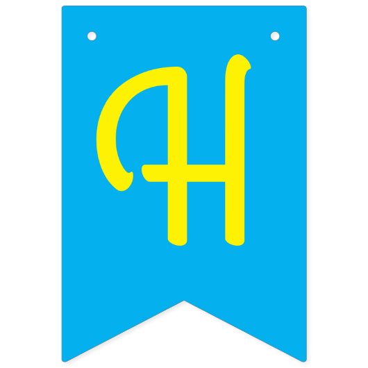 かわいいチキンファームキッズ1st誕生日パーティー バンティングフラッグ (第2の旗)