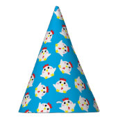 かわいいチキンファームキッズ1st誕生日パーティー パーティーハット (右)