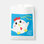 かわいいチキンファームキッズ1st誕生日パーティー フェイバーバッグ (正面)