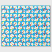 かわいいチキンファームキッズ1st誕生日パーティー ラッピングペーパー (フラット)