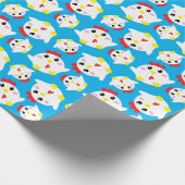 かわいいチキンファームキッズ1st誕生日パーティー ラッピングペーパー (角)