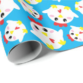 かわいいチキンファームキッズ1st誕生日パーティー ラッピングペーパー (ロールコーナー)