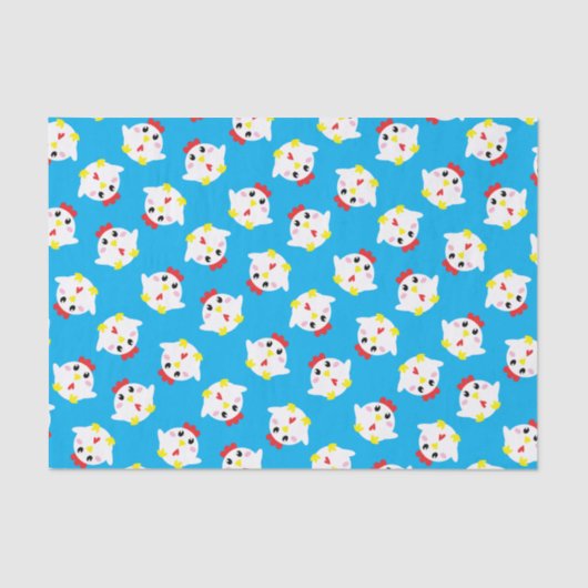 かわいいチキンファームキッズ1st誕生日パーティー 薄葉紙 (正面)