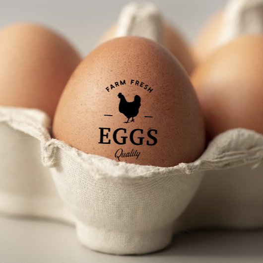かわいいチキンファーム新鮮なフローラ卵 ラバースタンプ