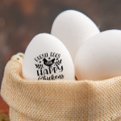 かわいいチキンファーム新鮮なフローラ卵 ラバースタンプ