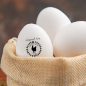 かわいいチキンファーム新鮮なフローラ卵 ラバースタンプ