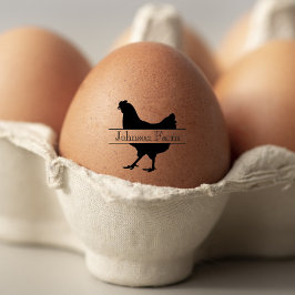 かわいいチキンファーム新鮮なフローラ卵 ラバースタンプ