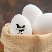 かわいいチキンファーム新鮮なフローラ卵 ラバースタンプ