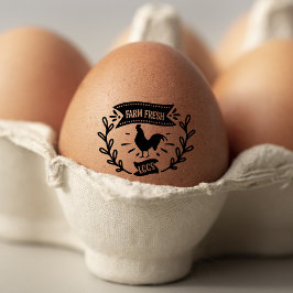 かわいいチキンファーム新鮮なフローラ卵 ラバースタンプ