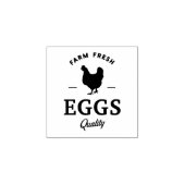 かわいいチキンファーム新鮮なフローラ卵 ラバースタンプ (インプリント)