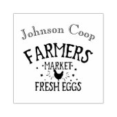 かわいいチキンファーム新鮮な卵カートン名を追加 ラバースタンプ (インプリント)
