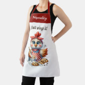 かわいいチキンベーキングクッキーキッチン引用文 エプロン (インサイチュ)