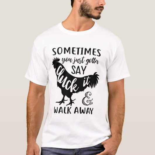 かわいいチキンラバーFオフロースターファーム農家卵 Tシャツ (正面)